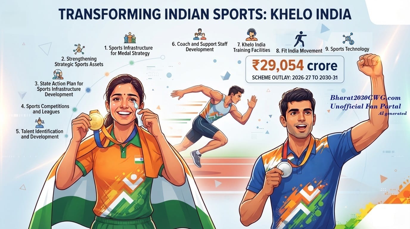 Khelo India Scheme 2026–31: ₹29,054 Crore Approved 